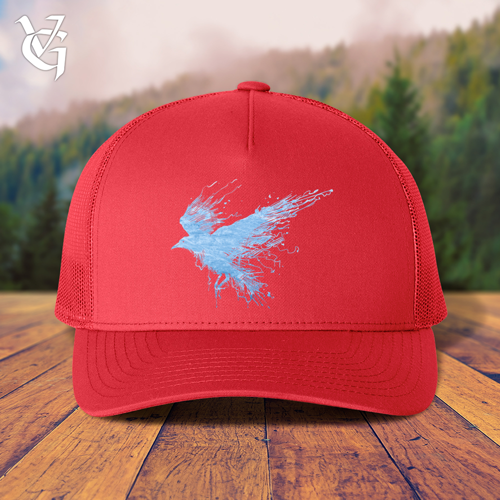 Viking Goods Smokey Winter Raven Trucker Cap Black