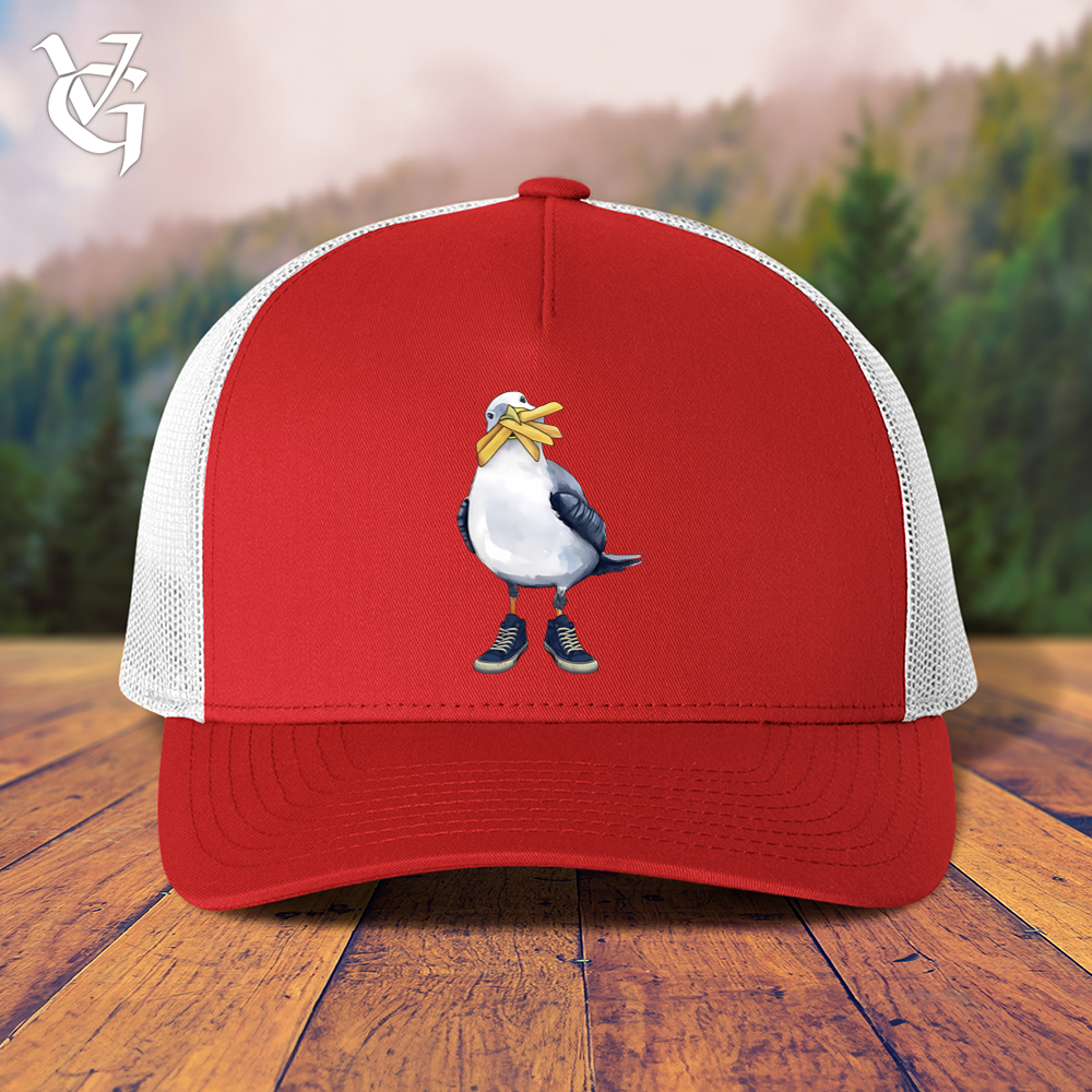 Viking Goods Boardwalk Seagull Trucker Cap Red/ White