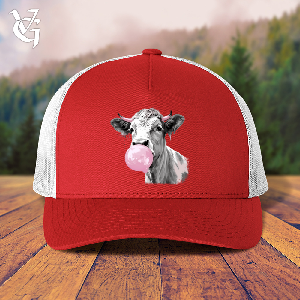 Viking Goods Cow Gum Trucker Cap Red/ White