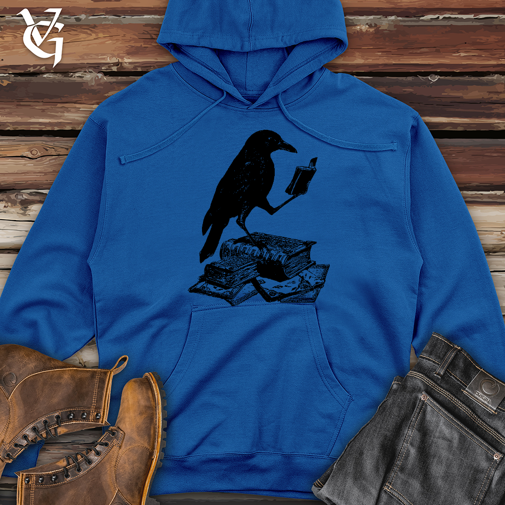 Viking Goods A Little Light Reading Midweight Hooded Sweatshirt Royal / L