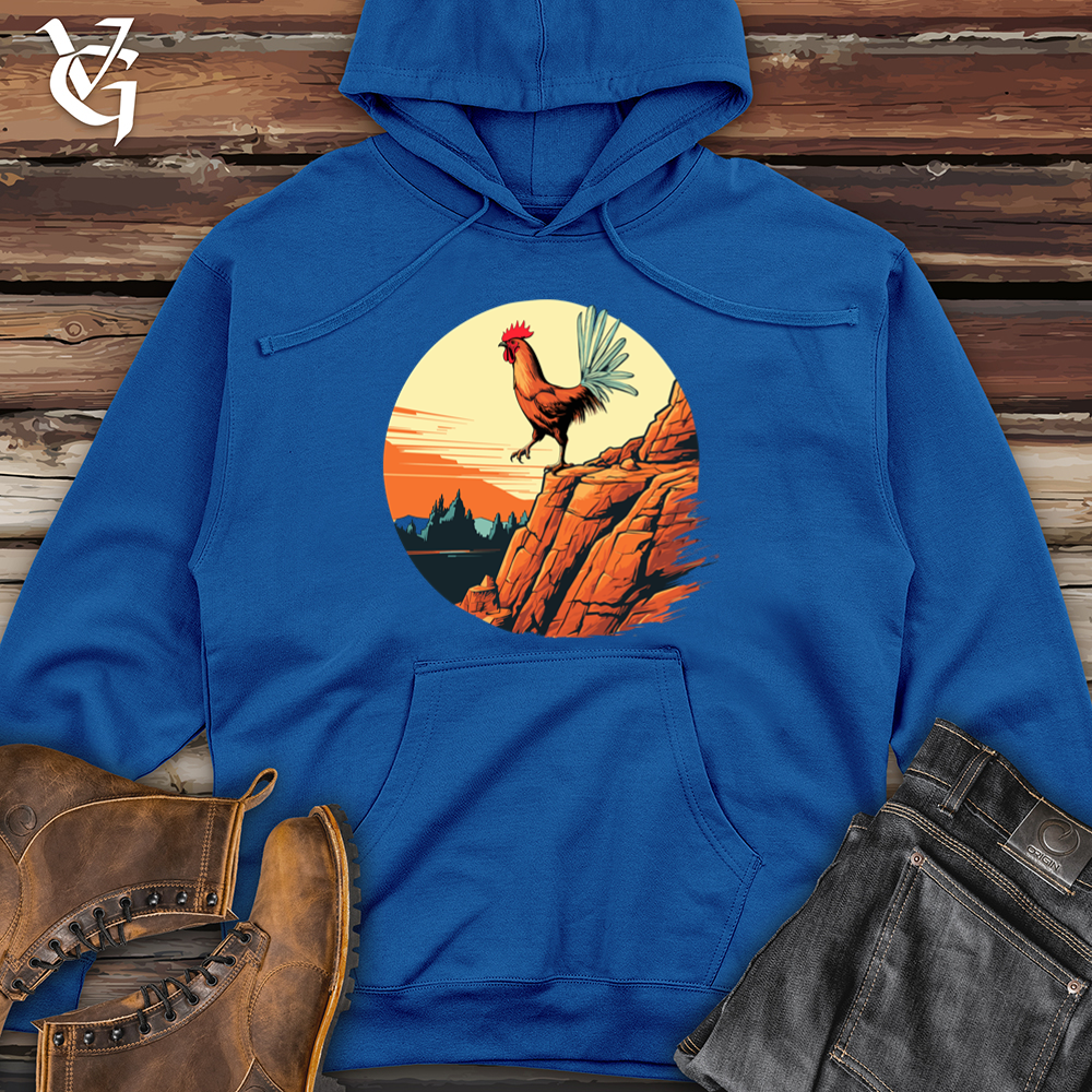 Viking Goods Chicken Cliffs Midweight Hooded Sweatshirt Royal / L