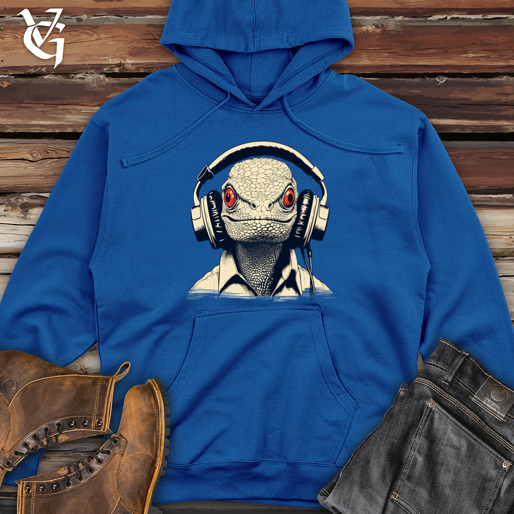 Viking Goods DJ Lizard Midweight Hooded Sweatshirt Royal / L