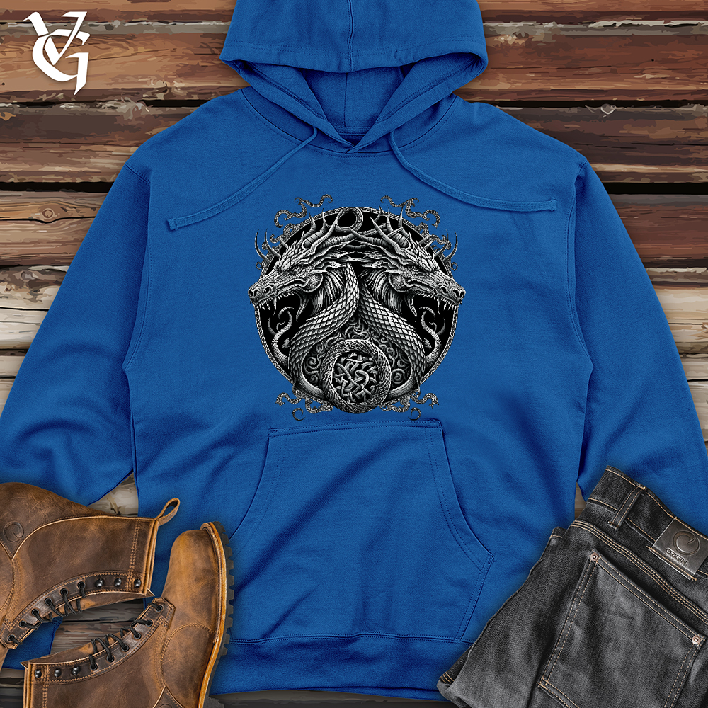 Viking Goods Dreki Emblem Midweight Hooded Sweatshirt Royal / L