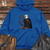 Viking Goods Eagle Justice Emblem Midweight Hooded Sweatshirt Grey Heather / L