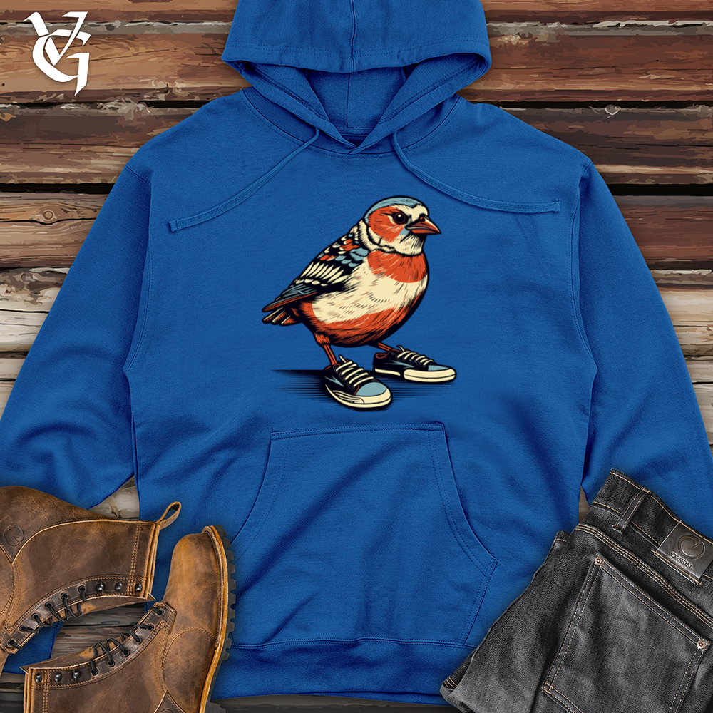 Viking Goods Finch Feathered Sneakers Midweight Hooded Sweatshirt Royal / L
