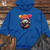 Viking Goods Hedgehog Festive Blast Midweight Hooded Sweatshirt Royal / L