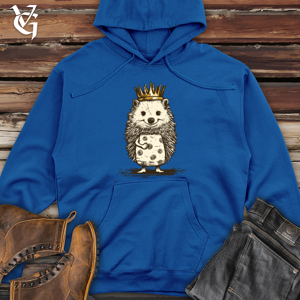 Viking Goods Hedgehog Royal Cuteness Midweight Hooded Sweatshirt Royal / L