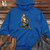 Viking Goods Jazz Cheetah Groove Midweight Hooded Sweatshirt Royal / L