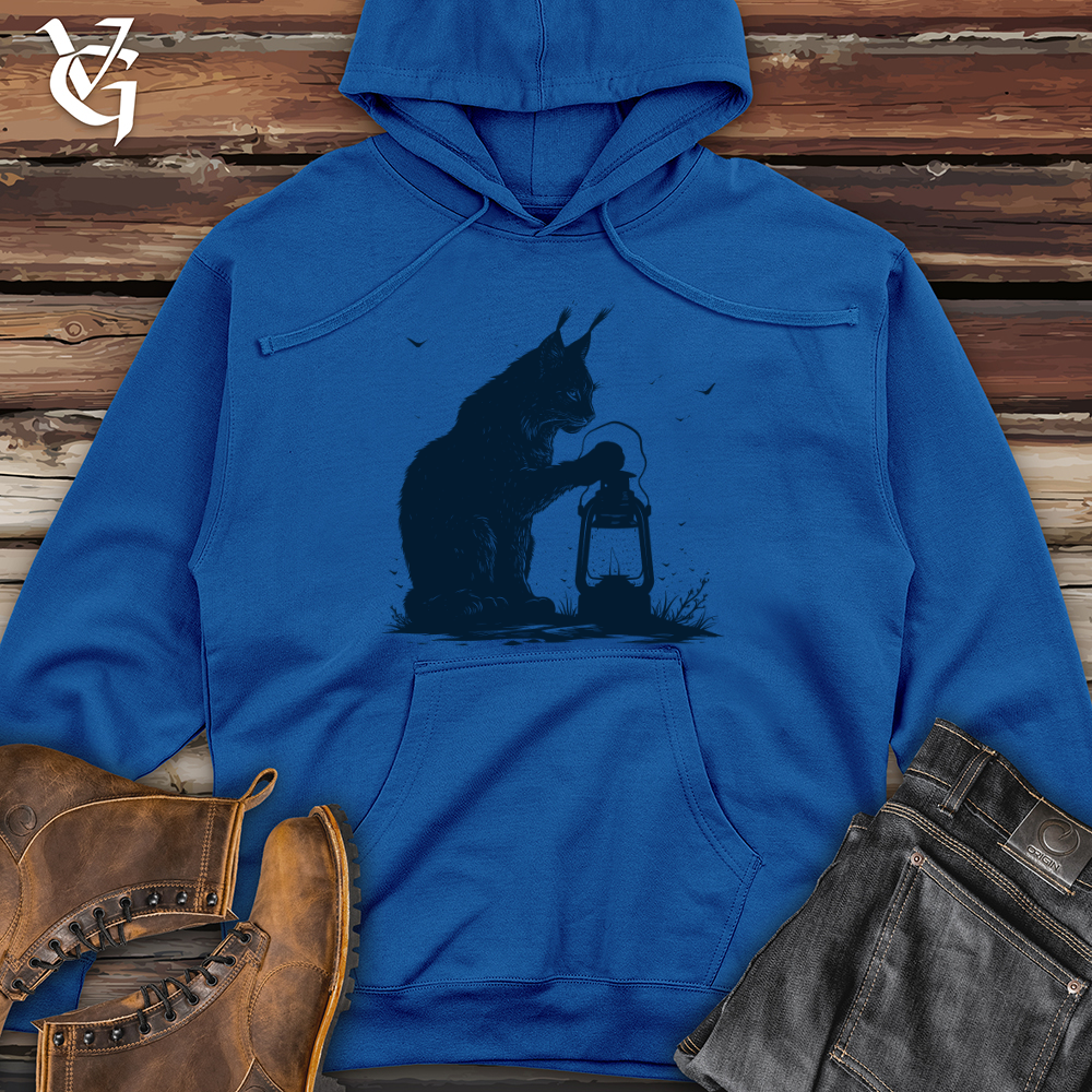 Viking Goods Lynx Lantern Guardian Midweight Hooded Sweatshirt Royal / L