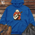 Viking Goods Mole Subterranean Strum Guitar Groove Midweight Hooded Sweatshirt Royal / L