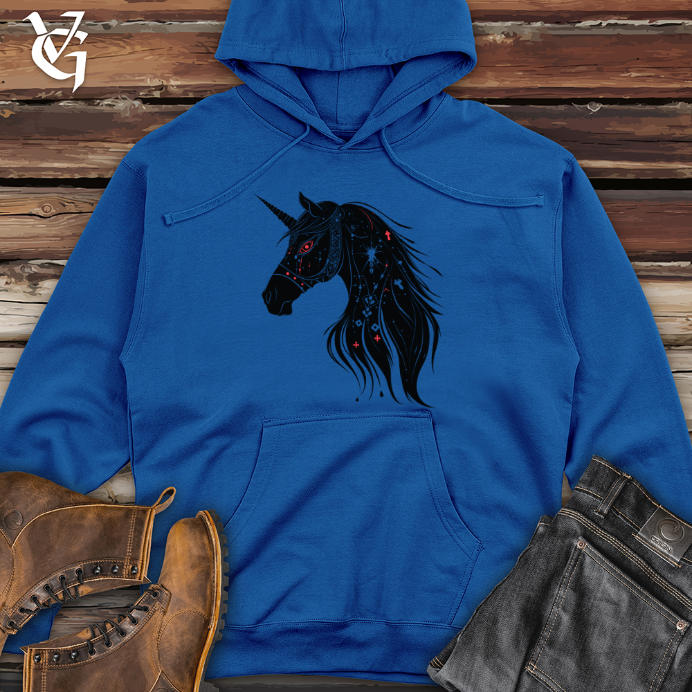 Viking Goods Mystical Unicorn Constellation Midweight Hooded Sweatshirt Royal / L