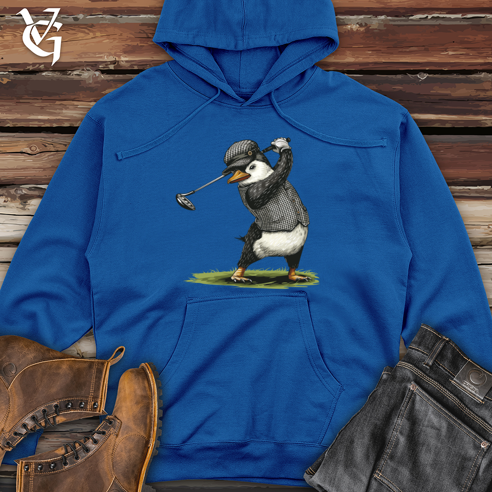 Viking Goods Puffin Golfer Swing Midweight Hooded Sweatshirt Royal / L