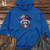 Viking Goods Raccoon Pirate Captain Midweight Hooded Sweatshirt Royal / L