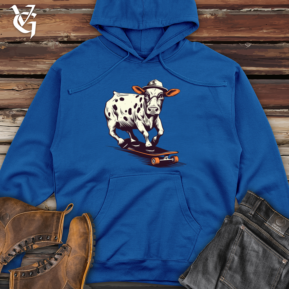 Viking Goods Radical Bovine Skater Midweight Hooded Sweatshirt Royal / L