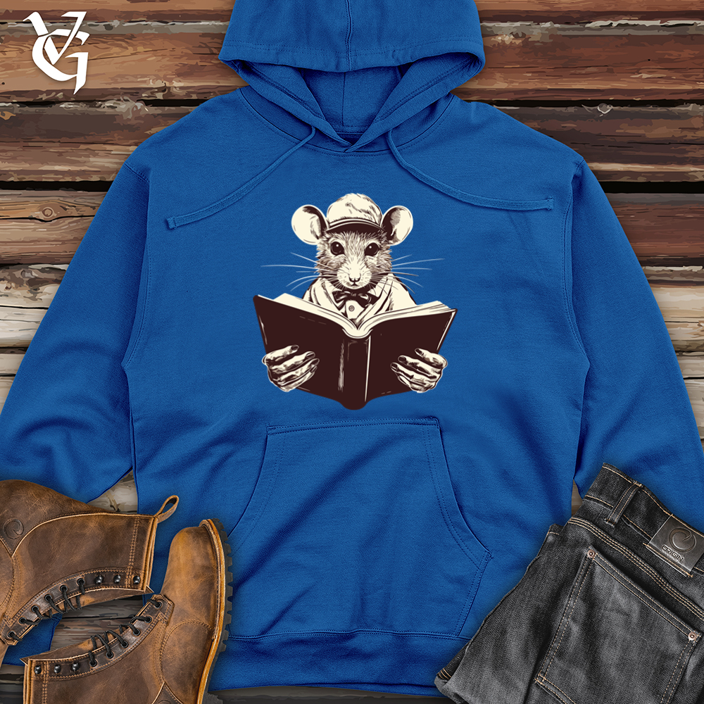 Viking Goods Rat Book Quest Midweight Hooded Sweatshirt Royal / L