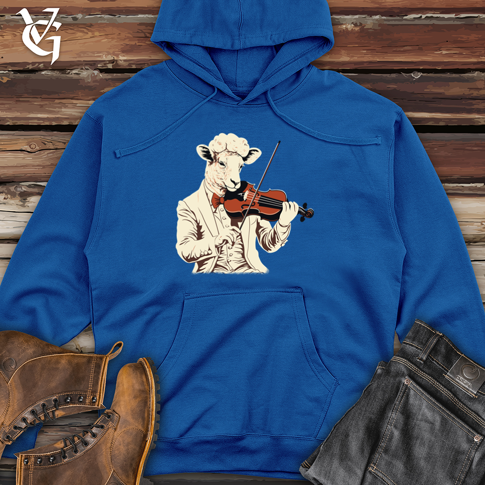 Viking Goods Sheep Violin Virtuoso Midweight Hooded Sweatshirt Royal / L