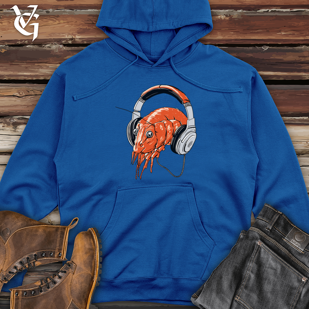 Viking Goods Shrimp Headphone Harmony Midweight Hooded Sweatshirt Royal / L