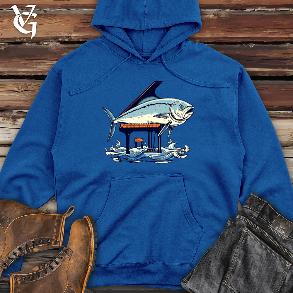 Viking Goods Tuna Piano Midweight Hooded Sweatshirt Royal / L