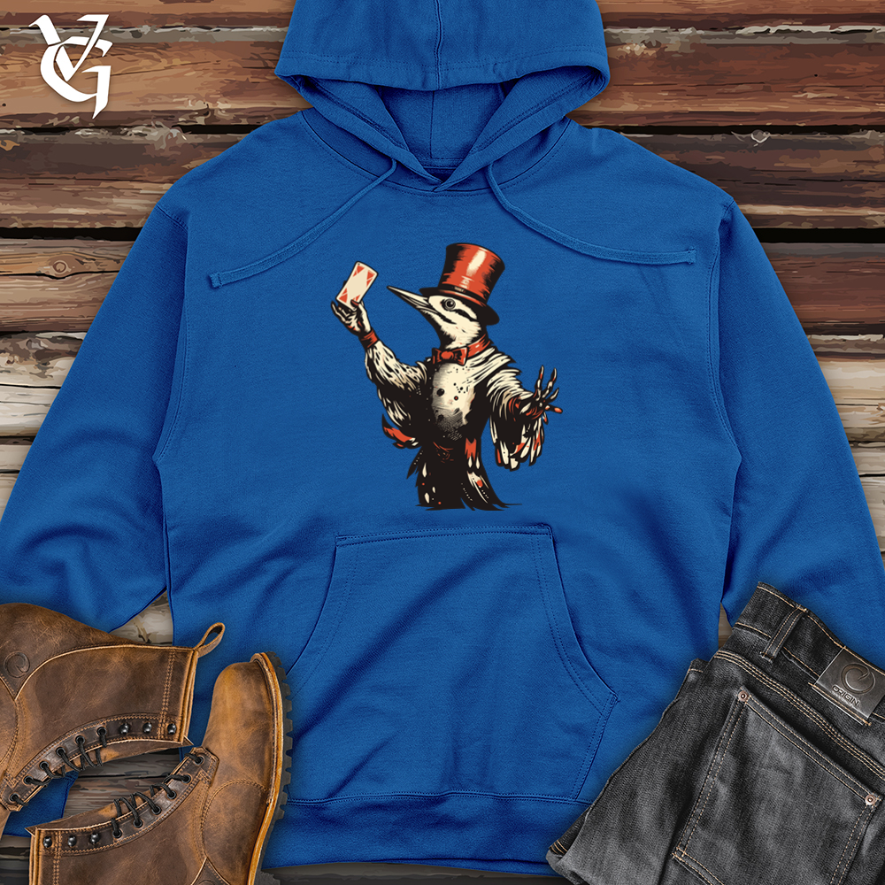 Viking Goods Woodpecker Magic Show Midweight Hooded Sweatshirt Royal / L