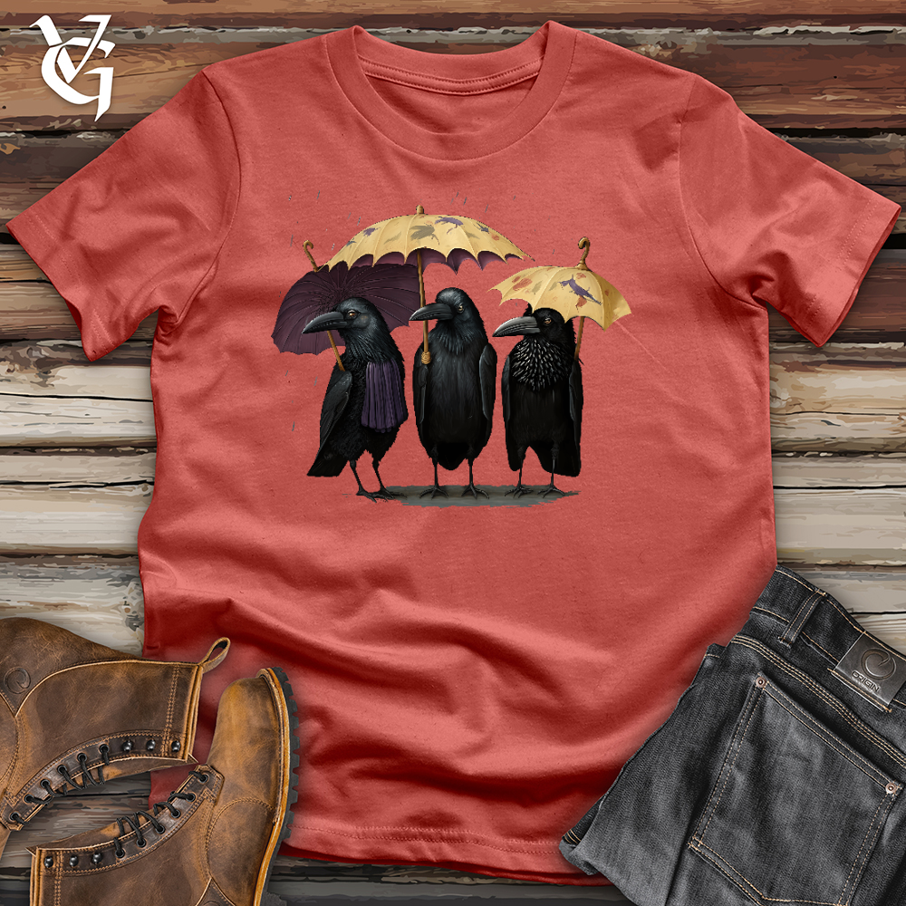 Viking Goods 3 Raven Amigos Cotton Tee Rust / L