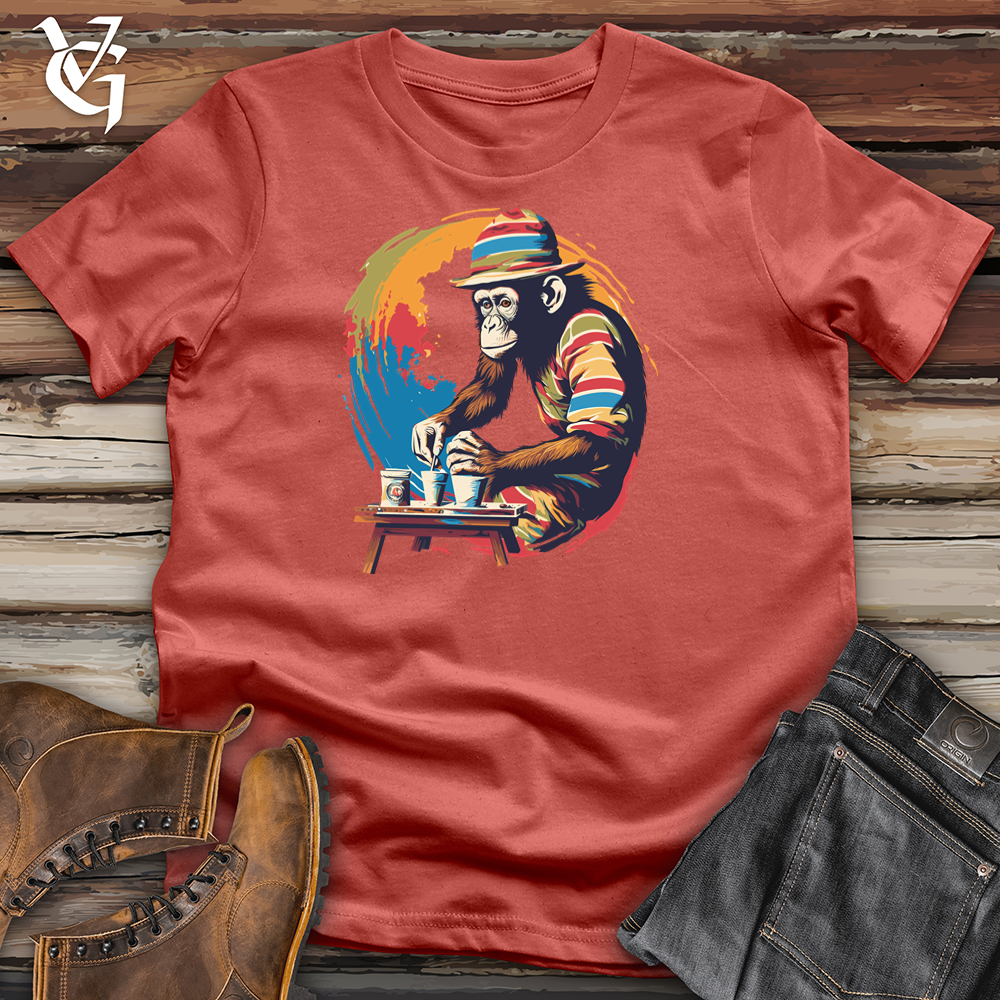 Viking Goods Artistic Primate Masterpiece Cotton Tee Rust / L