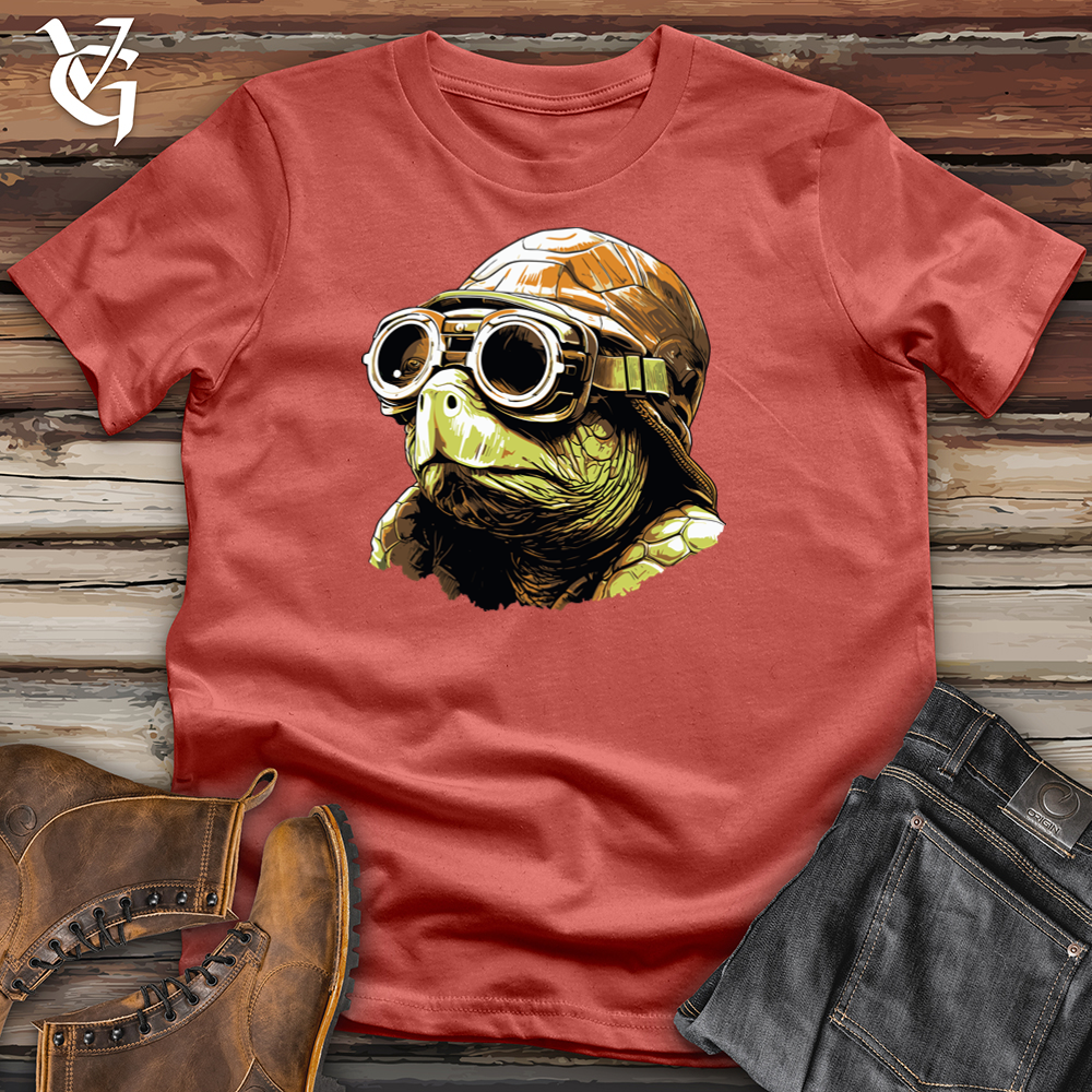 Viking Goods Aviator Shell Style Cotton Tee Rust / L