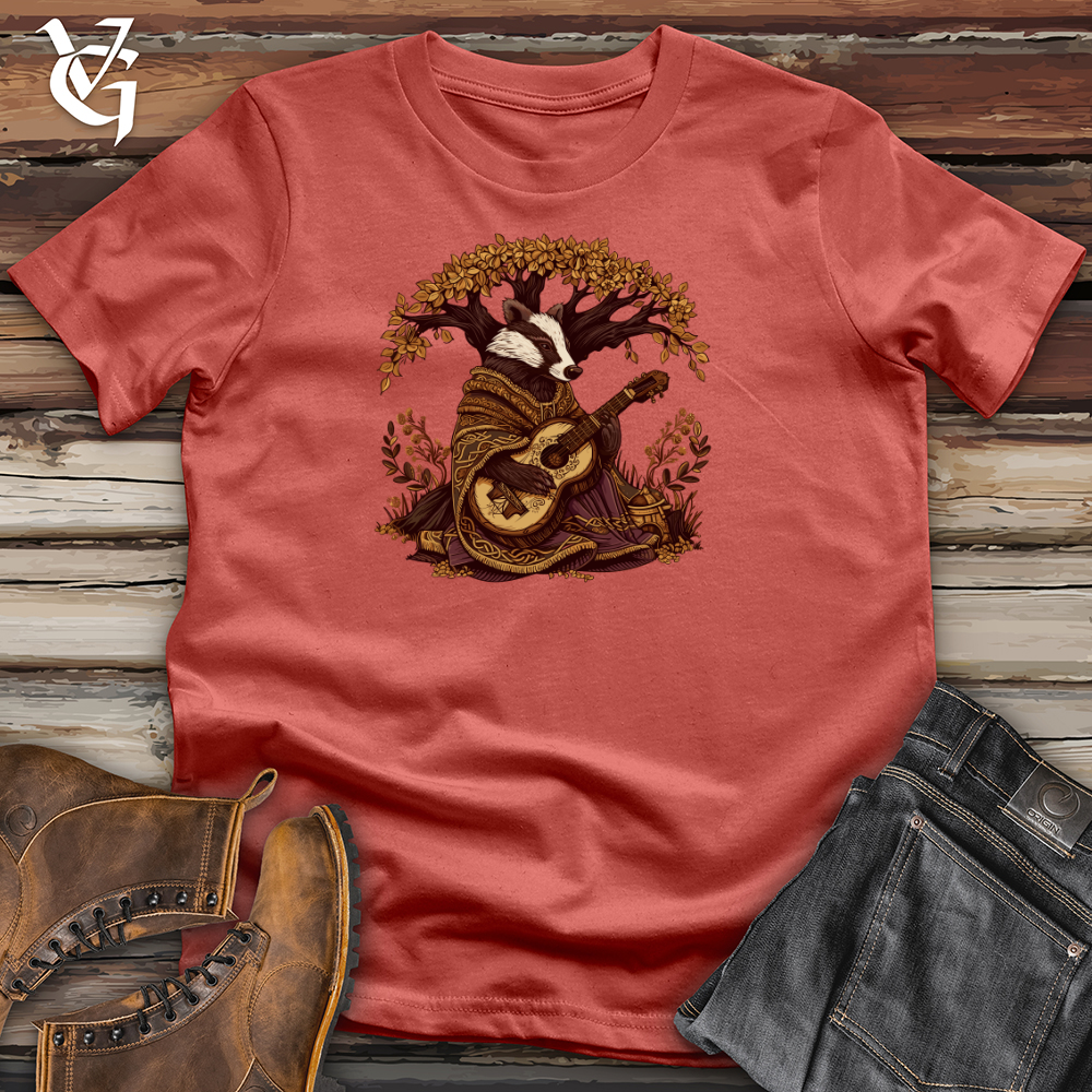 Viking Goods Badger Bard Serenade Cotton Tee Rust / L