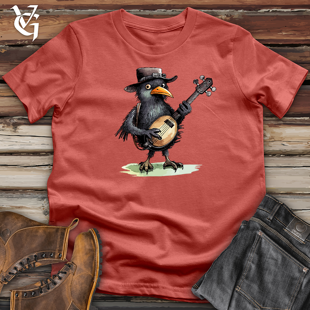 Viking Goods Banjo Raven Cotton Tee Rust / L