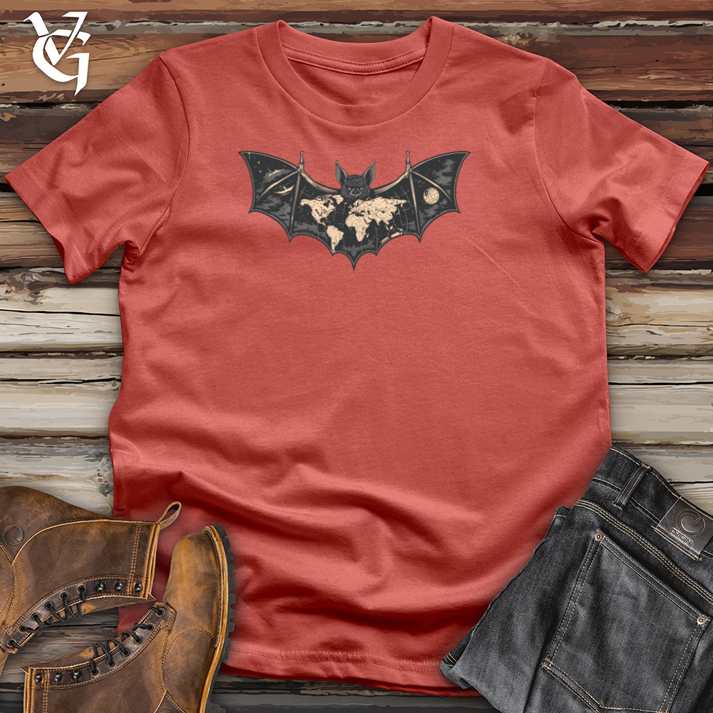 Viking Goods Bat World Explorer Cotton Tee Rust / L