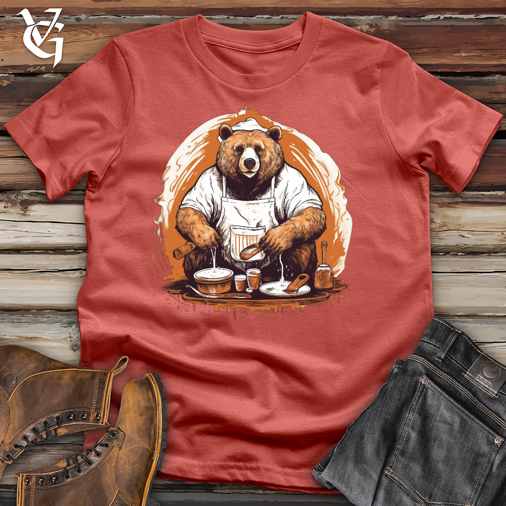 Viking Goods Bear Chef Cotton Tee Rust / L
