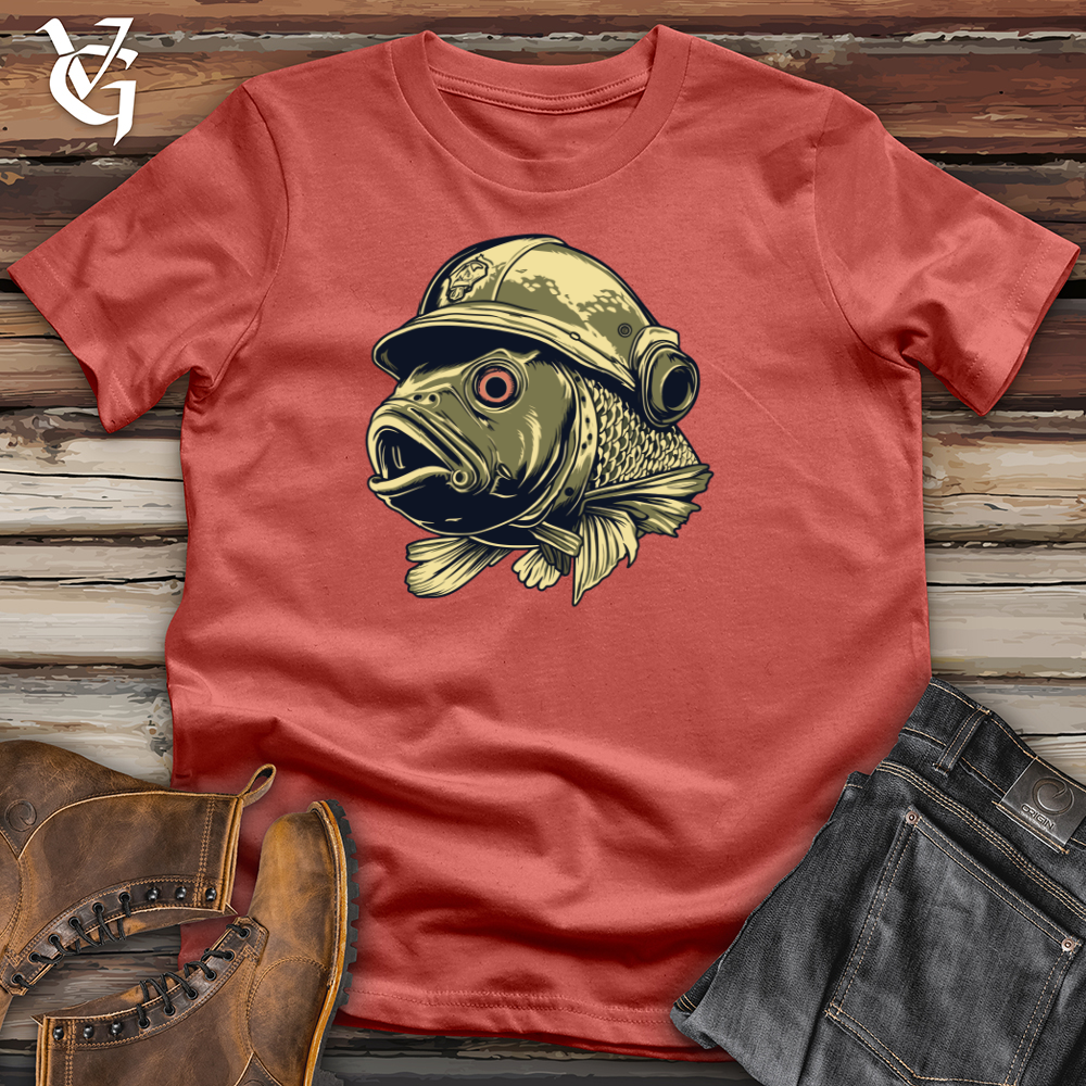 Viking Goods Cow Camo Army Combat Brigade Cotton Tee Rust / L