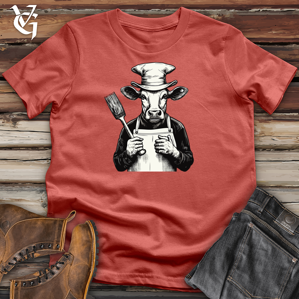 Viking Goods Culinary Cow Mastery Cotton Tee Rust / L