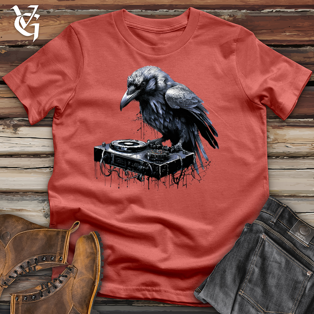 Viking Goods Dj Raven Cotton Tee Rust / L