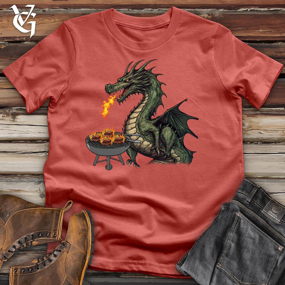 Viking Goods Dragon Grill Master Cotton Tee Rust / L