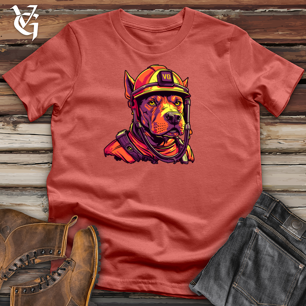 Viking Goods Firefighter Hero Hound Cotton Tee Rust / L
