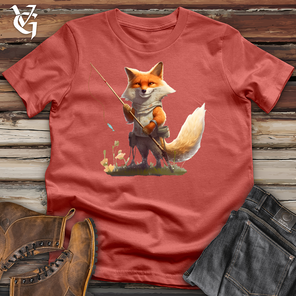 Viking Goods Fishing Fox Cotton Tee Rust / L