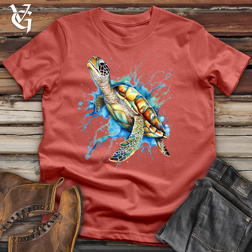 Viking Goods Fly Turtle Cotton Tee Rust / L