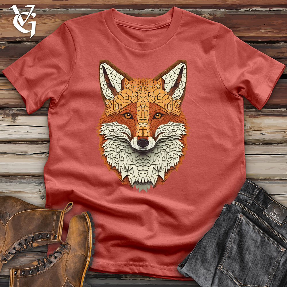 Viking Goods Fox Jigsaw Cotton Tee Rust / L
