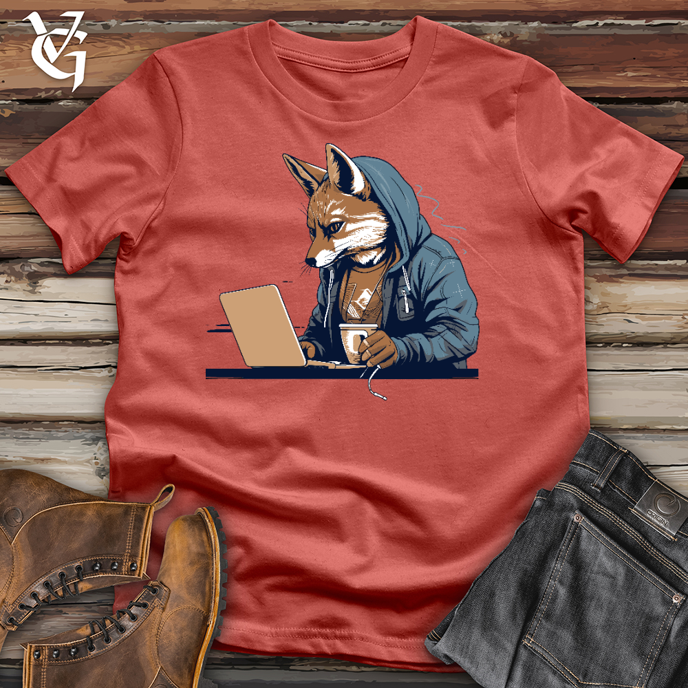 Viking Goods Foxy Tech Sip Cotton Tee Rust / L