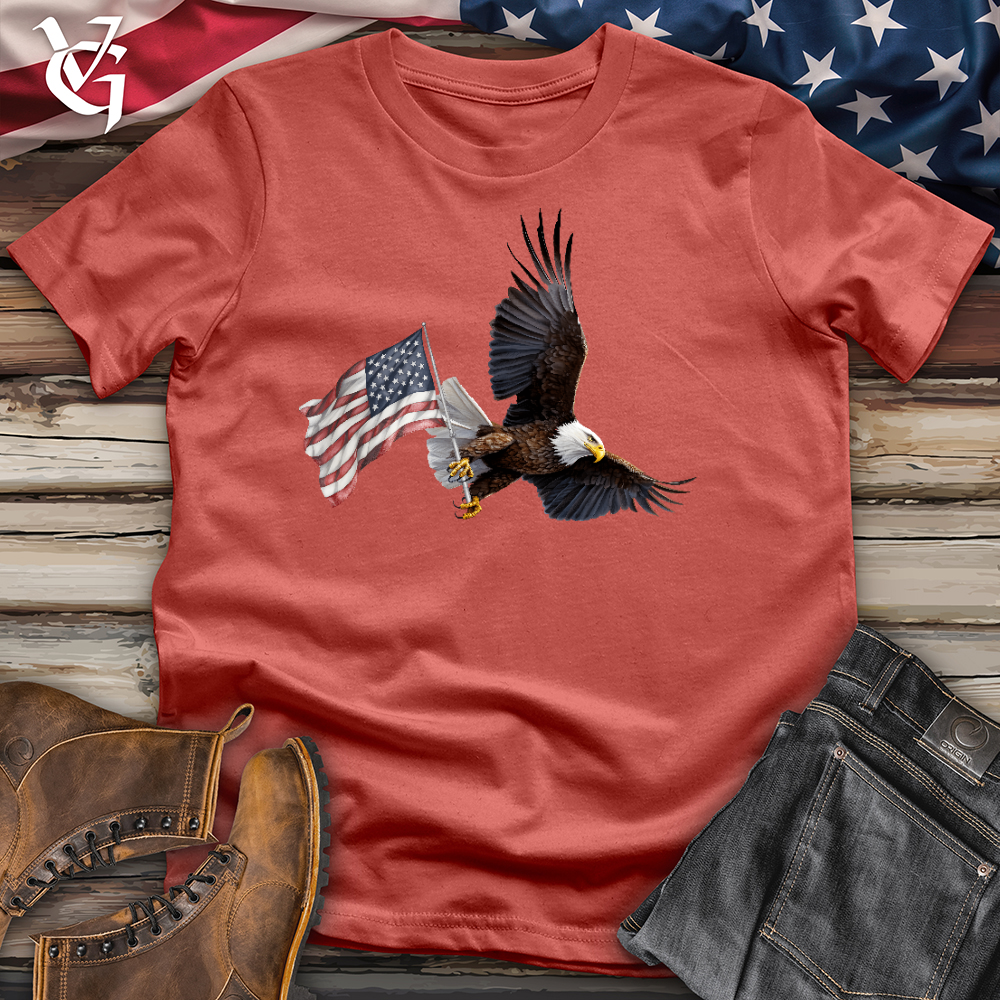 Viking Goods Freedom Eagle Cotton Tee Rust / L