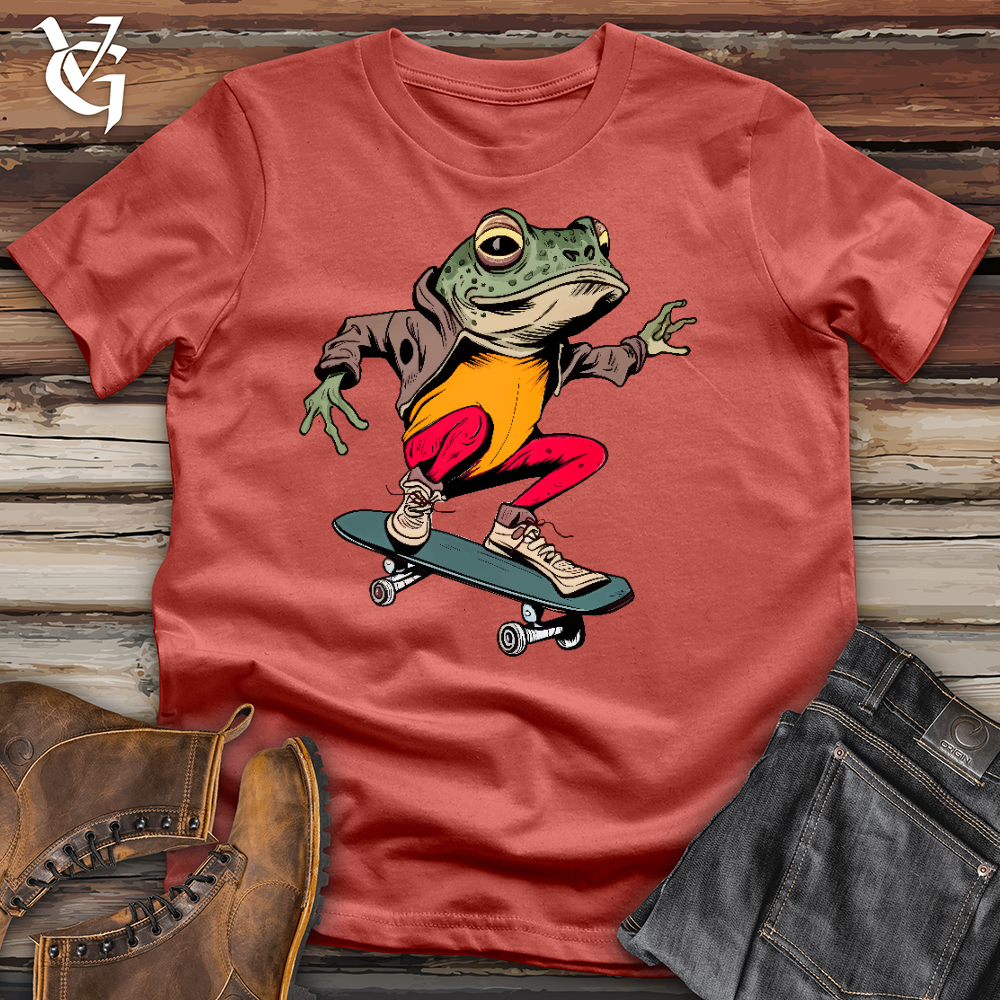 Viking Goods Frog Skates Cotton Tee Rust / L