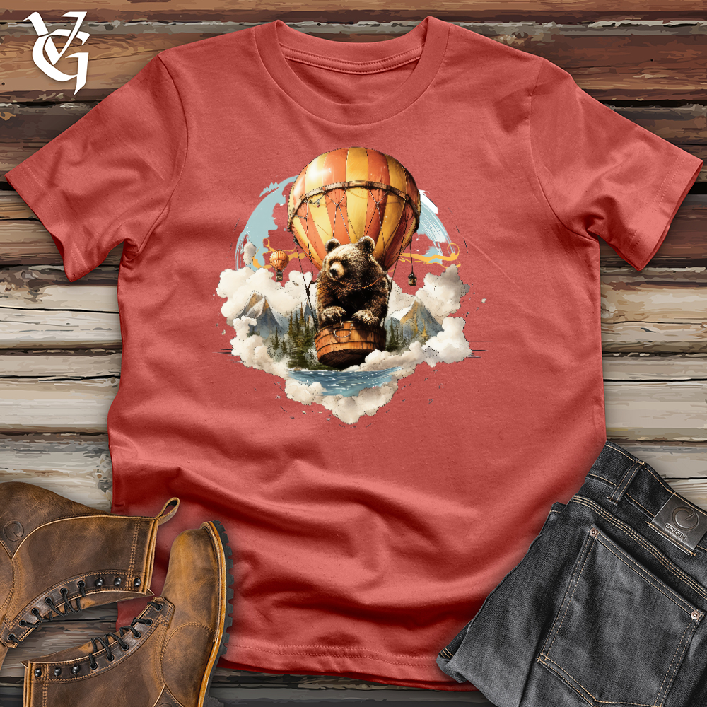 Viking Goods Hot Air Bear Cotton Tee Rust / L