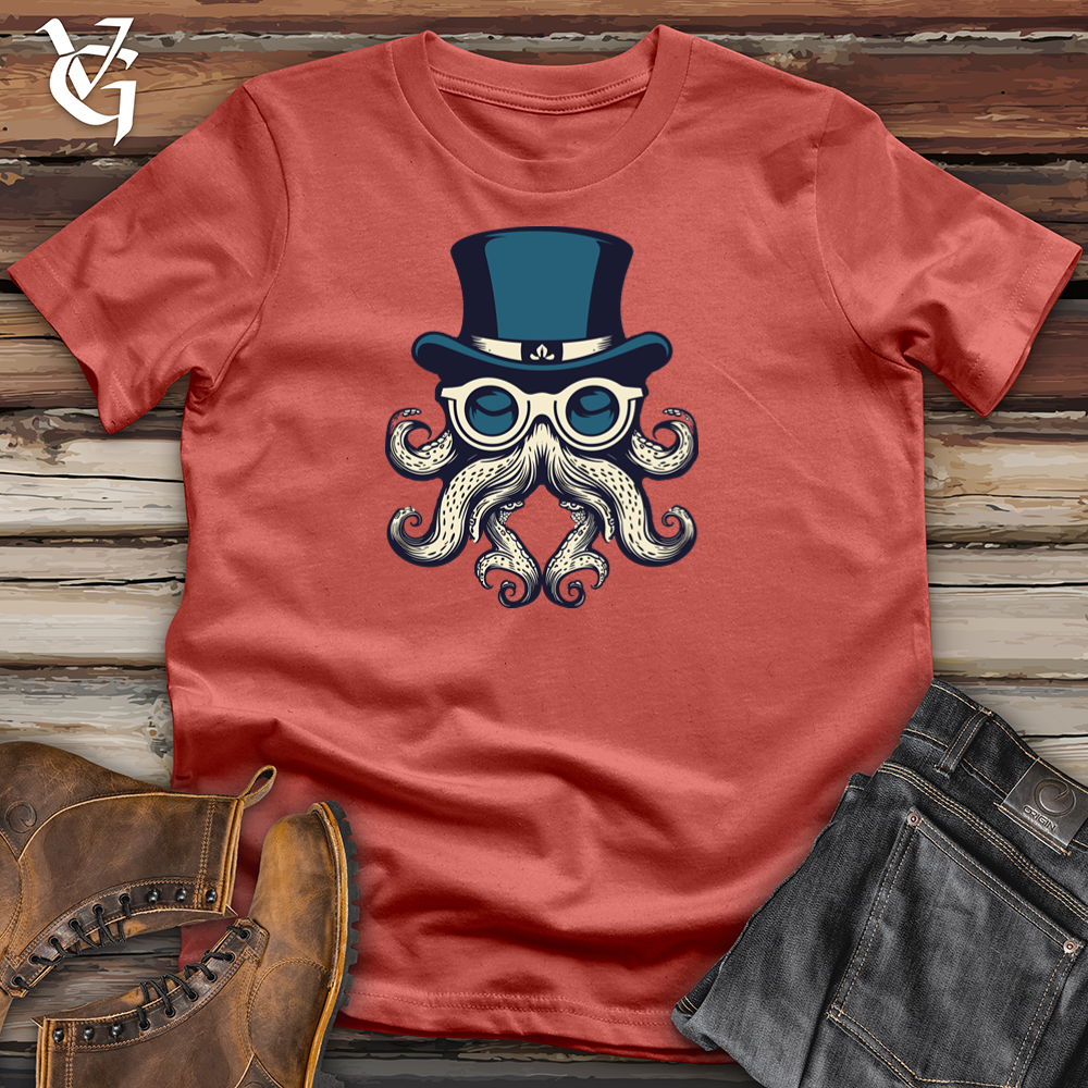 Viking Goods Inky Steampunk Opulence Cotton Tee Rust / L