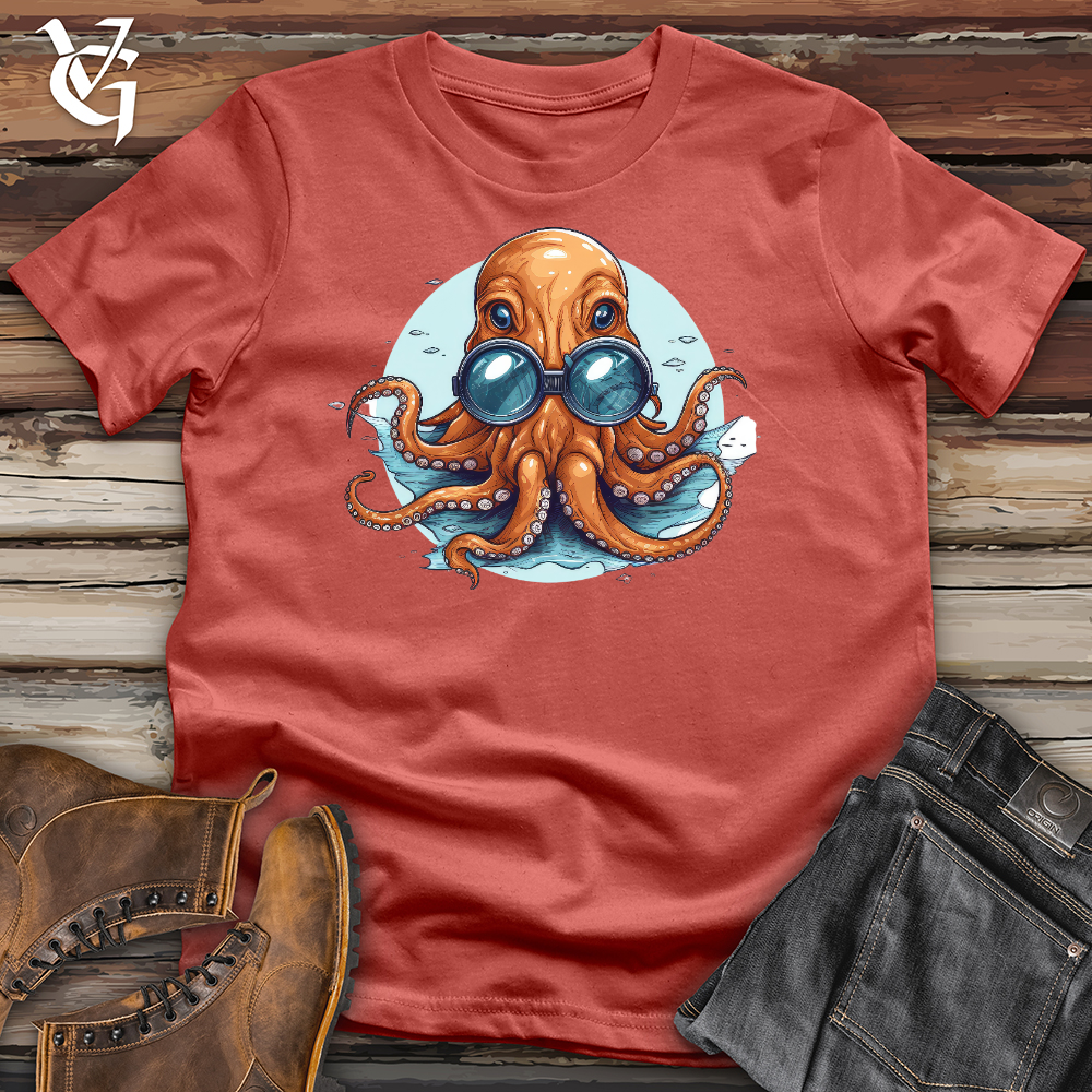 Viking Goods Inspector Octopus Cotton Tee Rust / L