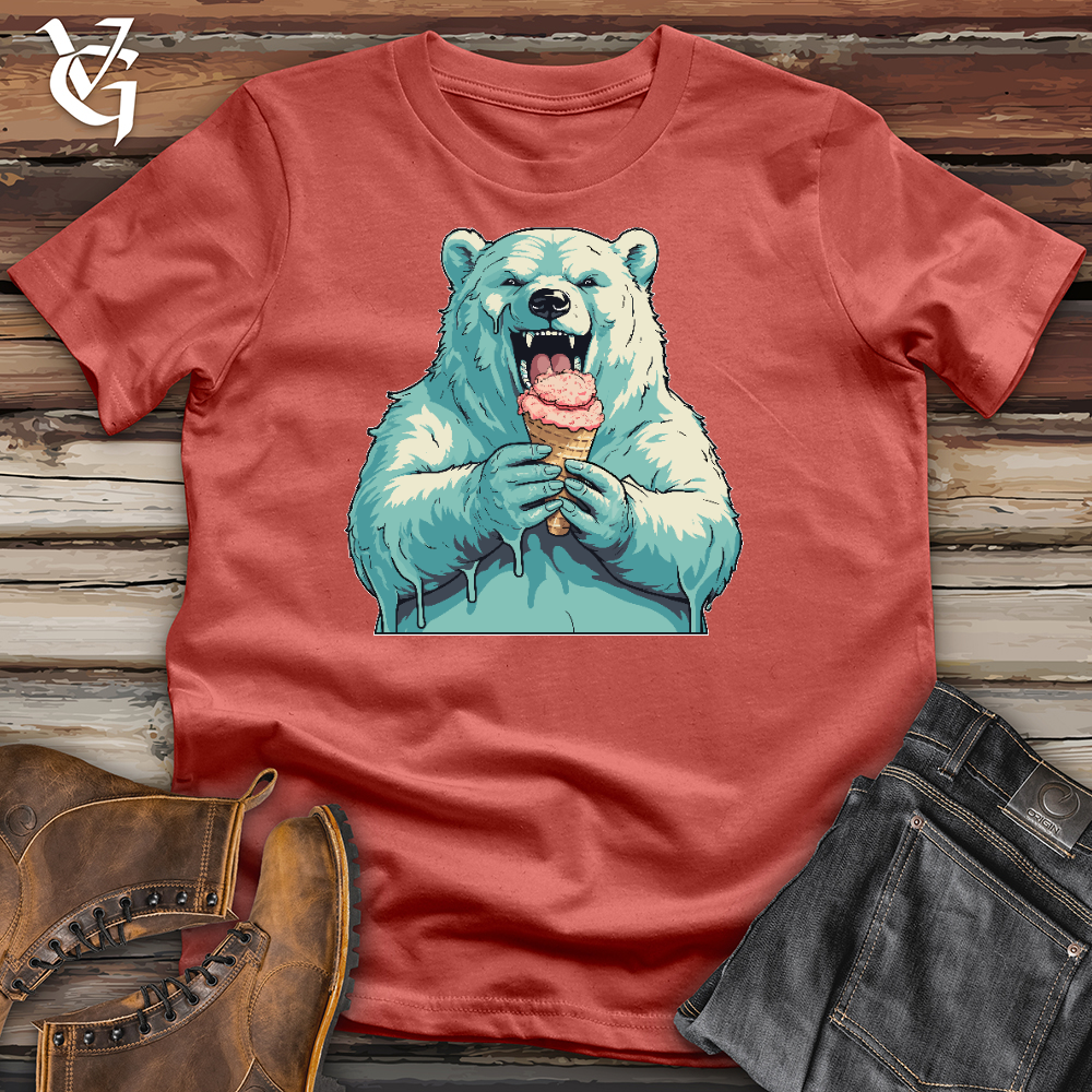 Viking Goods Joyful Bear Treat Cotton Tee Rust / L