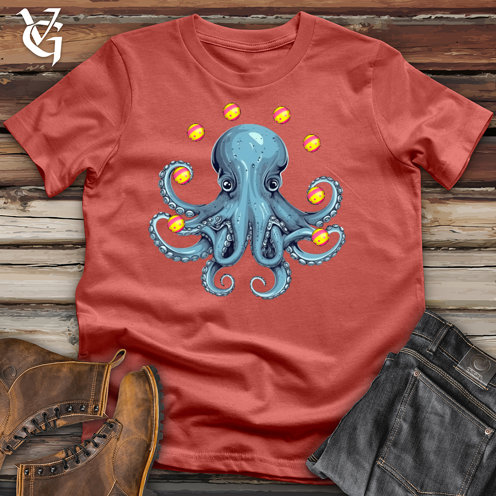 Viking Goods Juggling Octopus Cotton Tee Rust / L