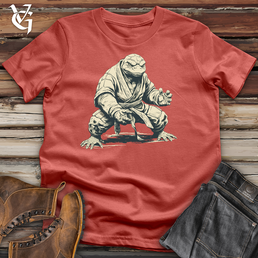 Viking Goods Karate Turtle Cotton Tee Rust / L