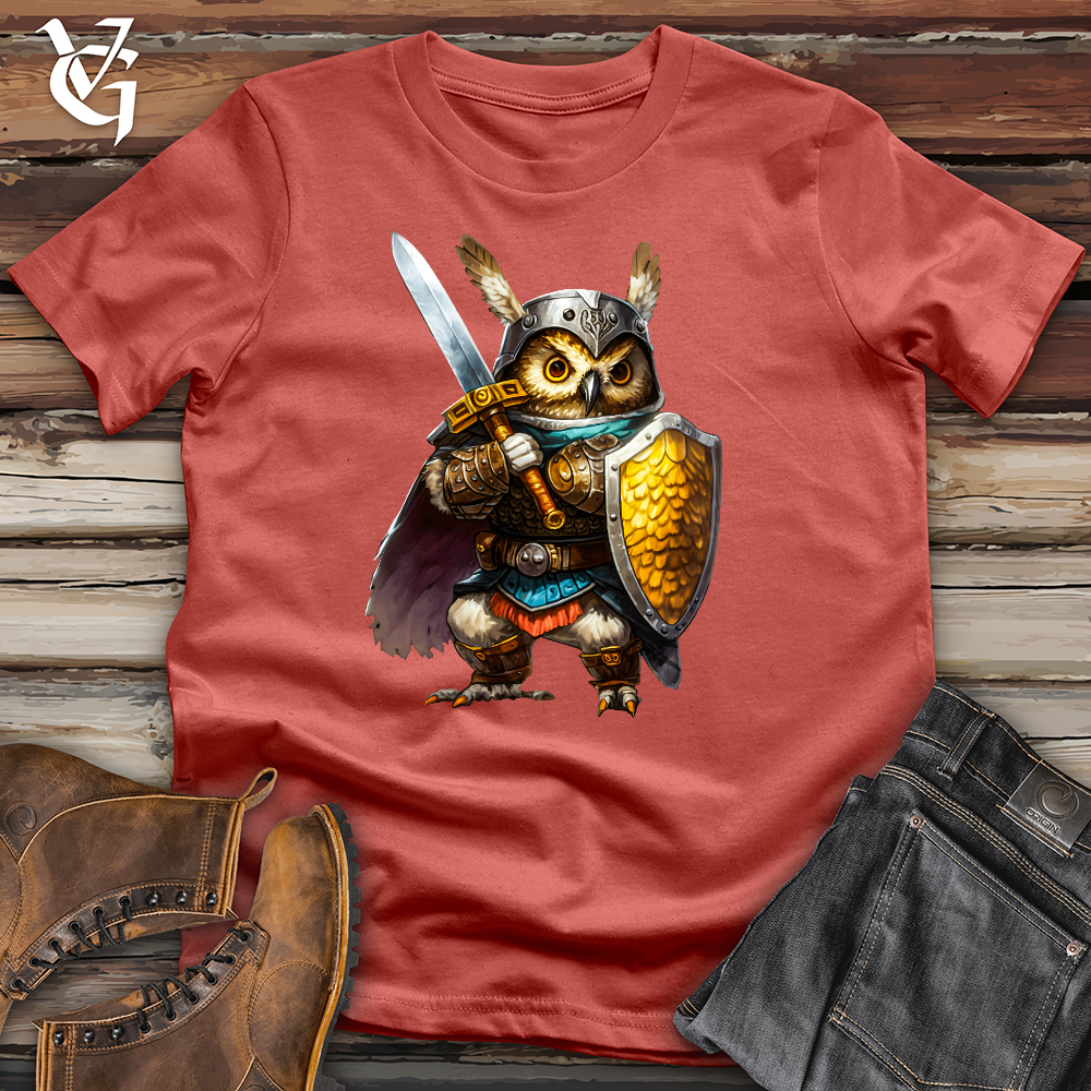 Viking Goods Knight Owl Cotton Tee Rust / L