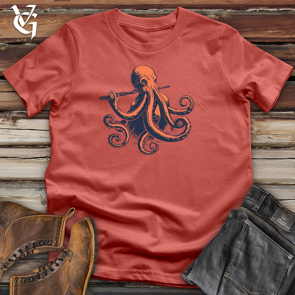 Viking Goods Melodic Tentacles Cotton Tee Rust / L