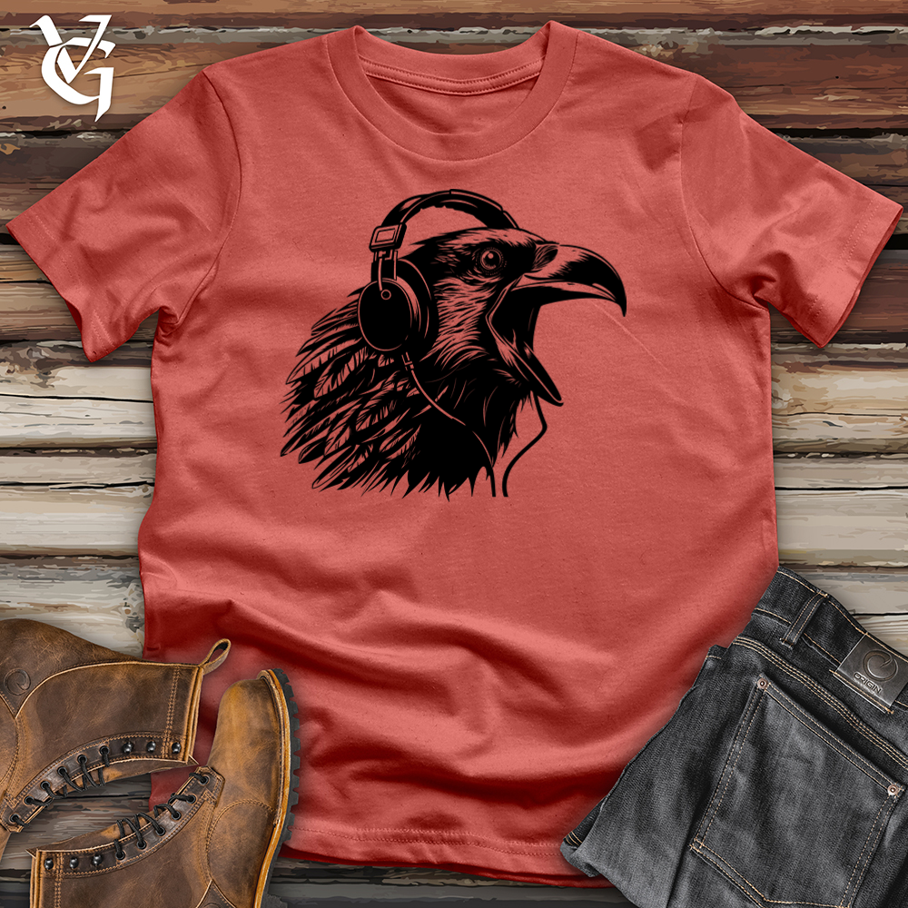 Viking Goods Mic- Check Raven Beats Cotton Tee Rust / L